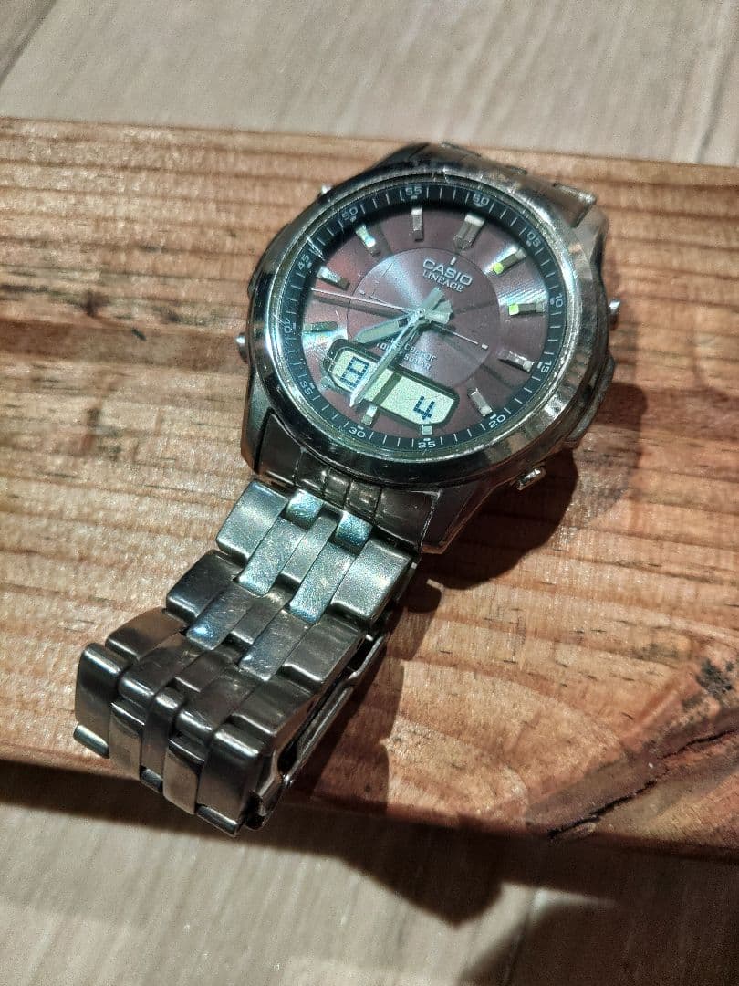 Casio Series Lineage LCW-100T Titanium Radio Wave Solar Vintage Watch — Japan Import