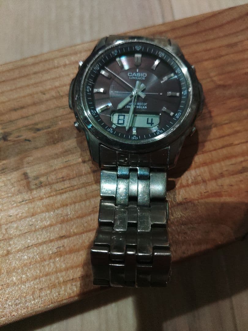 Casio Series Lineage LCW-100T Titanium Radio Wave Solar Vintage Watch — Japan Import
