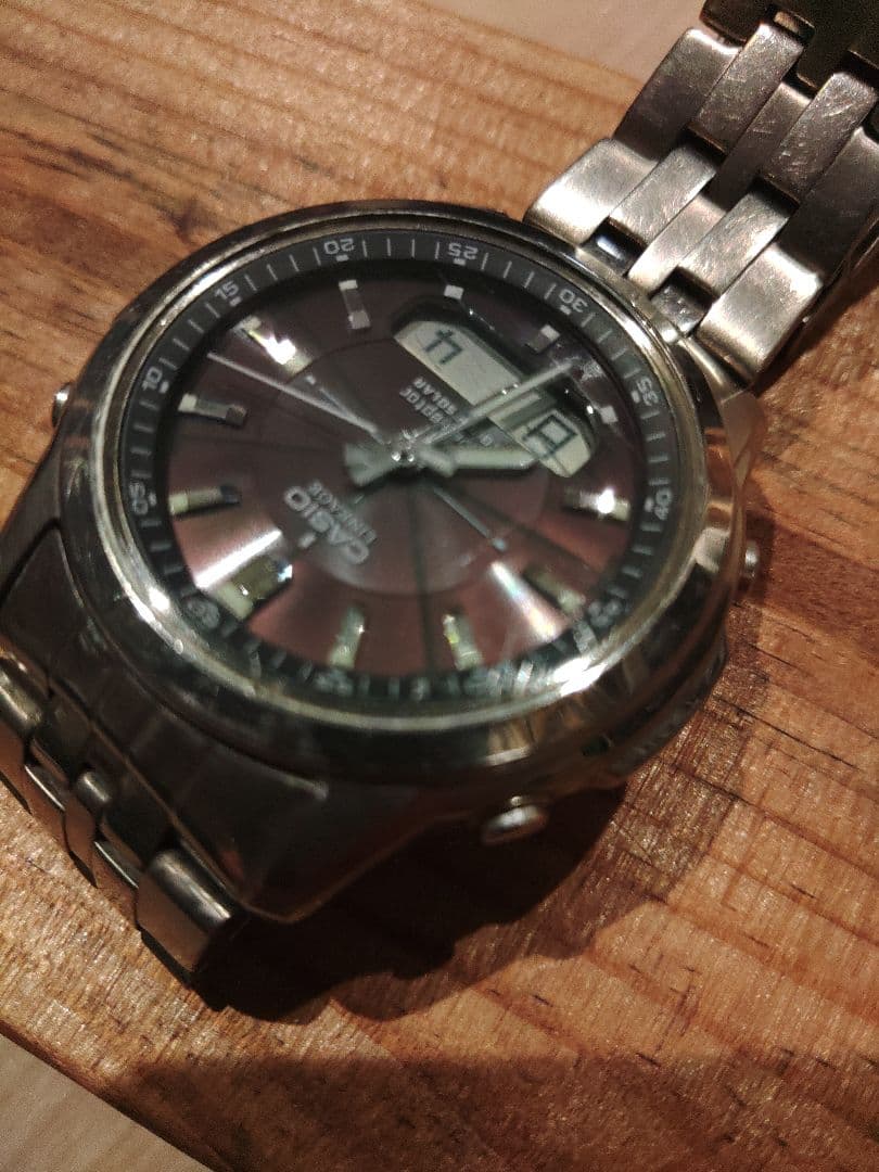 Casio Series Lineage LCW-100T Titanium Radio Wave Solar Vintage Watch — Japan Import