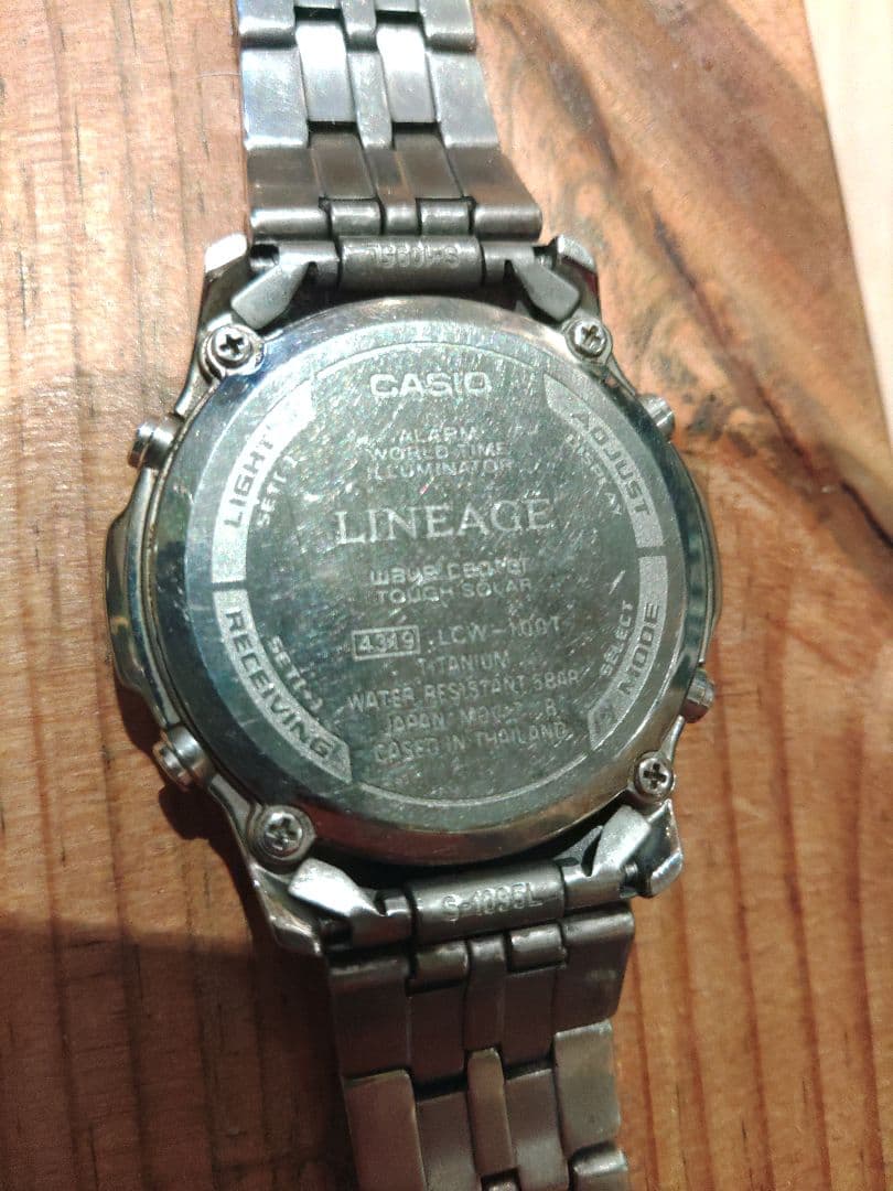 Casio Series Lineage LCW-100T Titanium Radio Wave Solar Vintage Watch — Japan Import