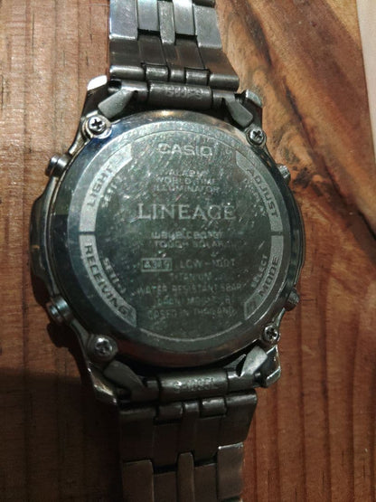 Casio Series Lineage LCW-100T Titanium Radio Wave Solar Vintage Watch — Japan Import