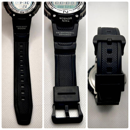 Casio Twin Sensor SGW-100 Digital Quartz Watch with Bicolor LCD — Japan Import