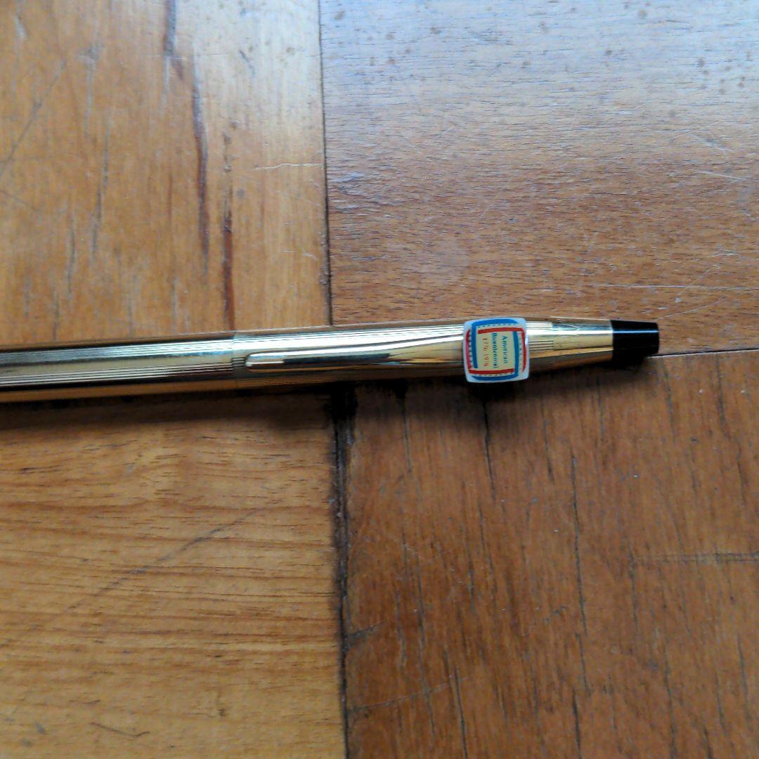 Cross Century Flat Ballpoint Pen American Made Model 1776-1976 Collectible — Japan Import
