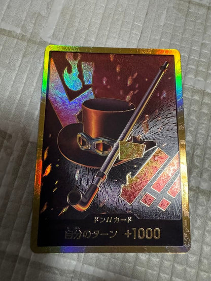 One Piece Card The Best Super Parallel Don Sabo PRB-01 Japanese single card in protective sleeve