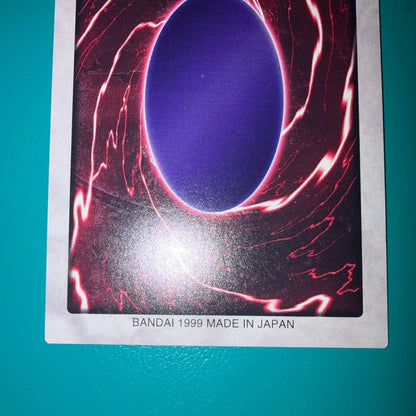 Yugioh Bandai Red Eyes Black Dragon 1999 Edition trading card in excellent condition Japan import