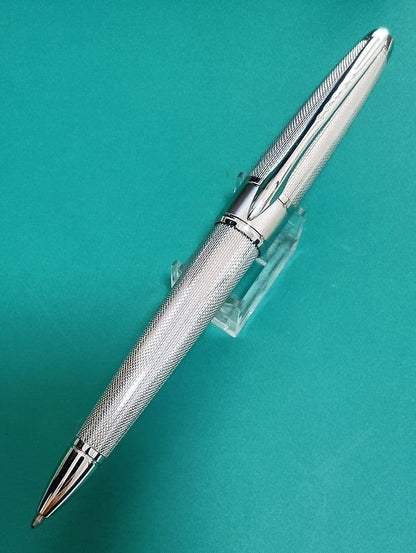 Cross Apojii Silver Chrome Twist Ballpoint Pen Discontinued Rare Collectible