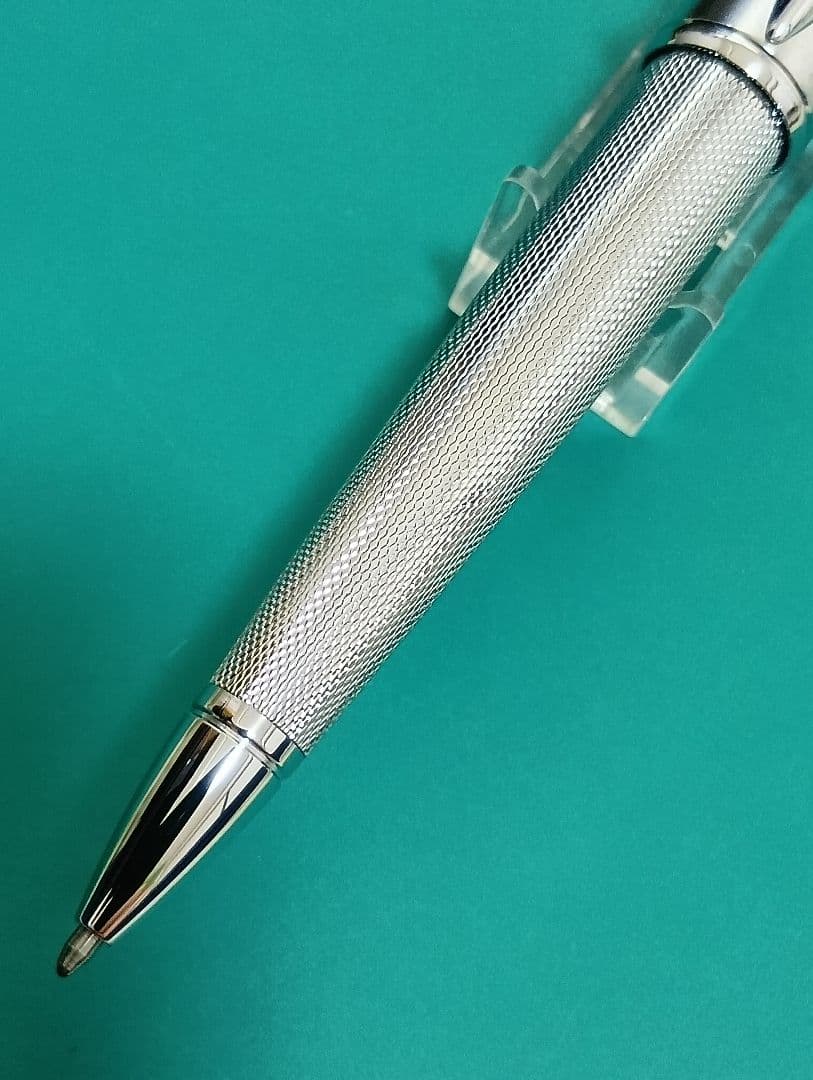 Cross Apojii Silver Chrome Twist Ballpoint Pen Discontinued Rare Collectible