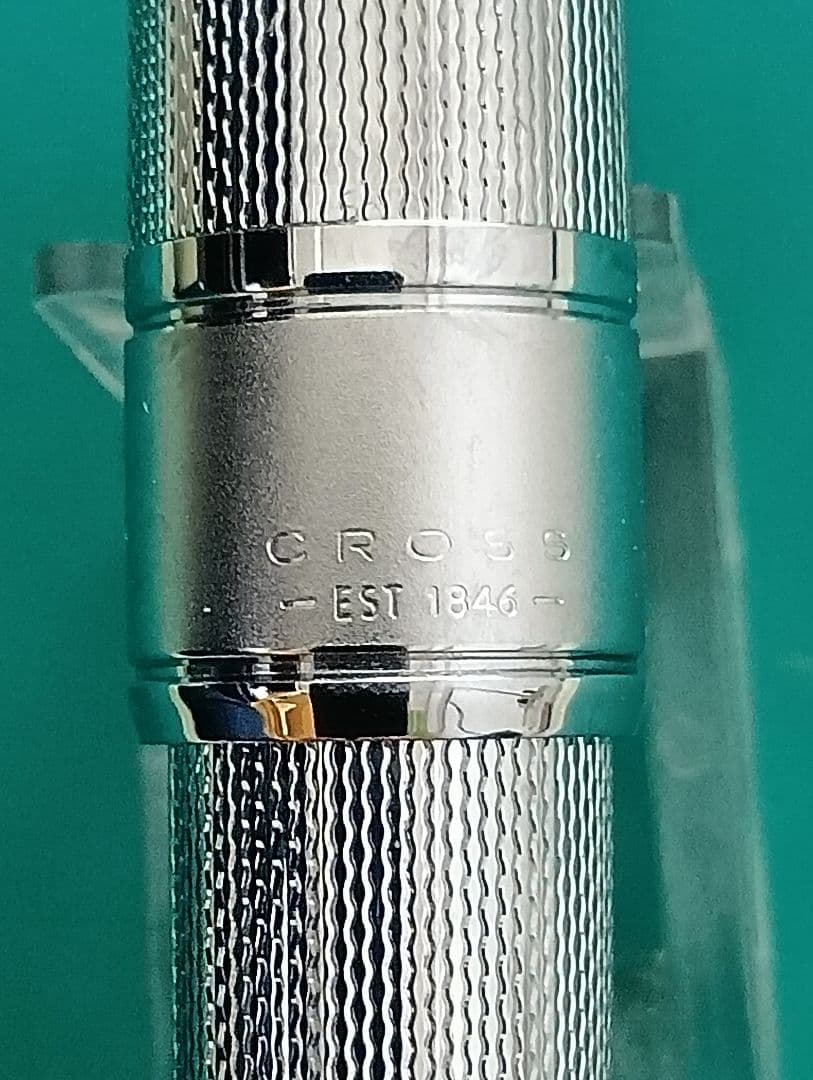 Cross Apojii Silver Chrome Twist Ballpoint Pen Discontinued Rare Collectible