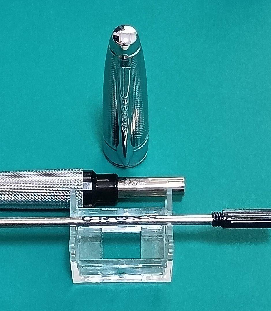 Cross Apojii Silver Chrome Twist Ballpoint Pen Discontinued Rare Collectible