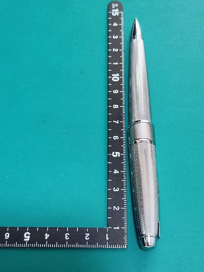 Cross Apojii Silver Chrome Twist Ballpoint Pen Discontinued Rare Collectible