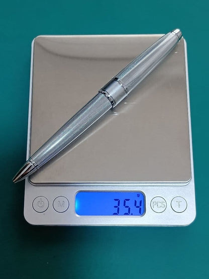 Cross Apojii Silver Chrome Twist Ballpoint Pen Discontinued Rare Collectible