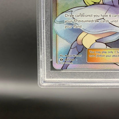 Bandai PSA9 English Lycoris Hat Pokemon Card 147/149 in PSA case with padded cushion shipping