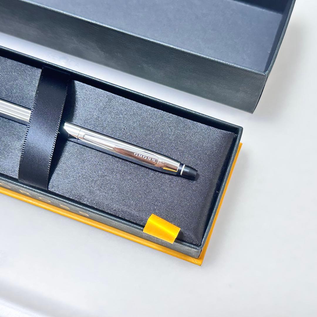 Cross Chrome Silver Ballpoint Pen — Japan Import