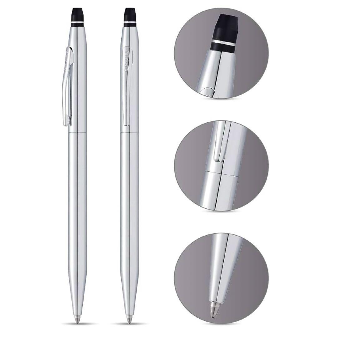 Cross Chrome Silver Ballpoint Pen — Japan Import