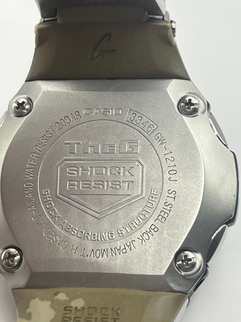 Casio G-Shock The-G GW-1210J Metal Solar Radio Controlled Watch — Japan Import