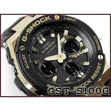 Casio G-Shock GST-S100G-1ADR Watch with Solar Power and Shock Resistance — Japan Import