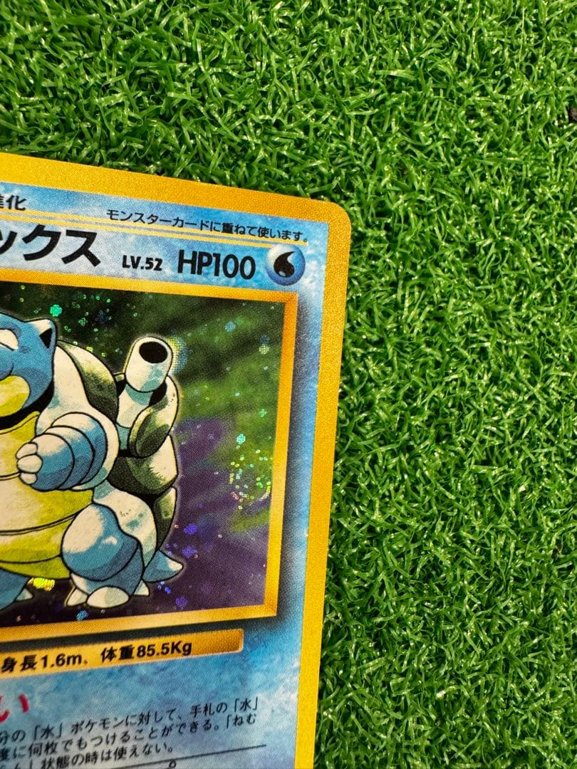 Bandai Pokemon Card Capsule Meganium Old Rare card in protective sleeve with clear visible details