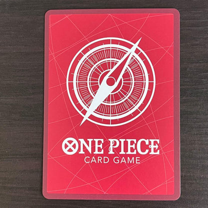 One Piece Ace & Whitebeard Leader Parallel Card ST22-001 featuring hologram processing in magnet loader