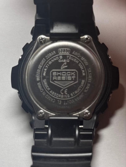 Casio G-Shock AWG-M100 5230 Black Radio Solar Watch — Japan Import
