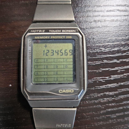 Casio Data Bank Hotbiz VDB-3000 Watch - Vintage Retro Collectible Japan Import
