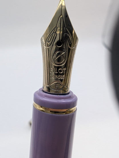 Pilot Marble Purple Ink Pen