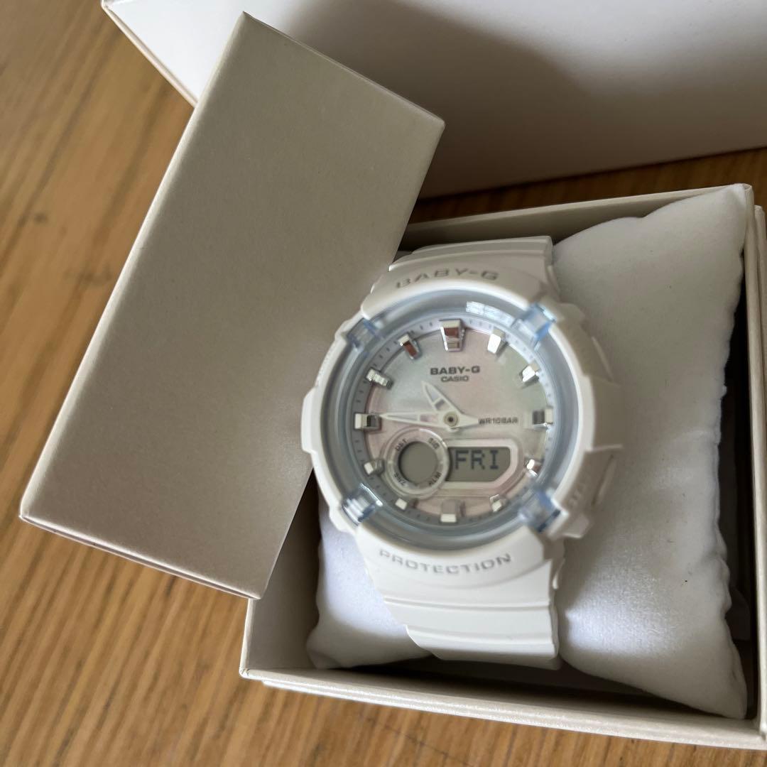 Casio Baby G BGA-280 Model with White Dial and Resin Band