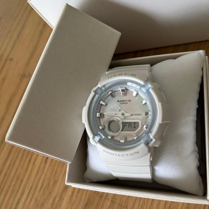 Casio Baby G BGA-280 Model with White Dial and Resin Band