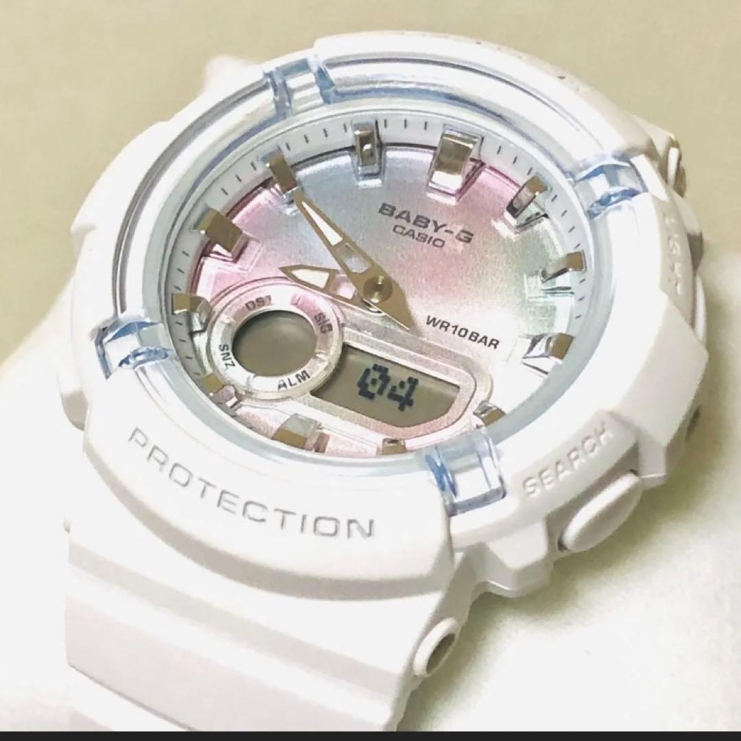 Casio Baby G BGA-280 Model with White Dial and Resin Band
