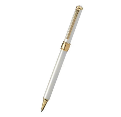 Tokyo Pearl Brand A.T. Cross 8514 Gold Ballpoint Pen with Pearl Accent — Japan Import