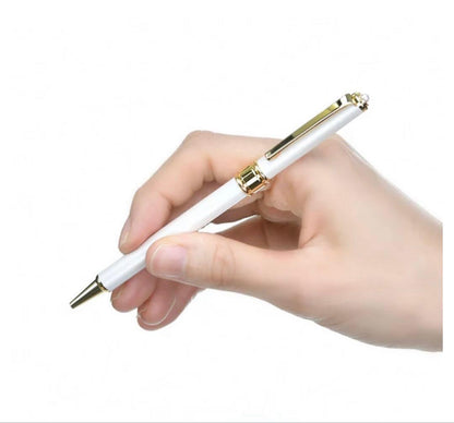 Tokyo Pearl Brand A.T. Cross 8514 Gold Ballpoint Pen with Pearl Accent — Japan Import
