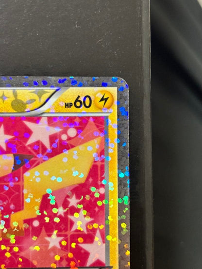 Bandai Pikachu Shiny Collection SC 007/020 glitter finish trading card from BW series, Japan import