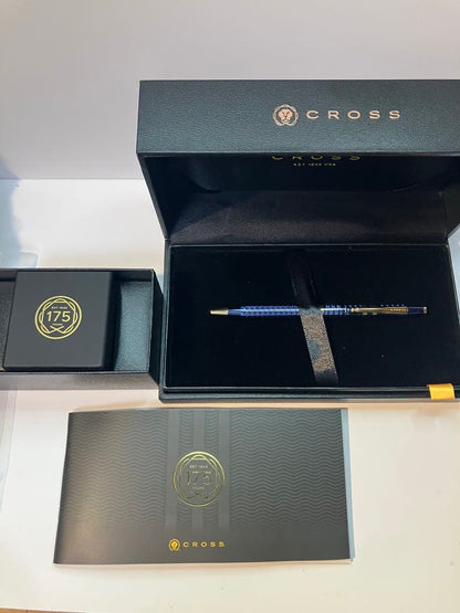 Cross 175th Anniversary Collection Ballpoint Pen Blue Lacquer