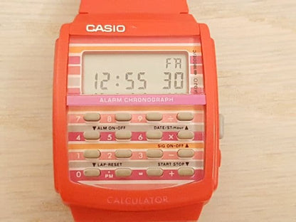 Casio Poptone Calculator Watch Model Not Released in Japan