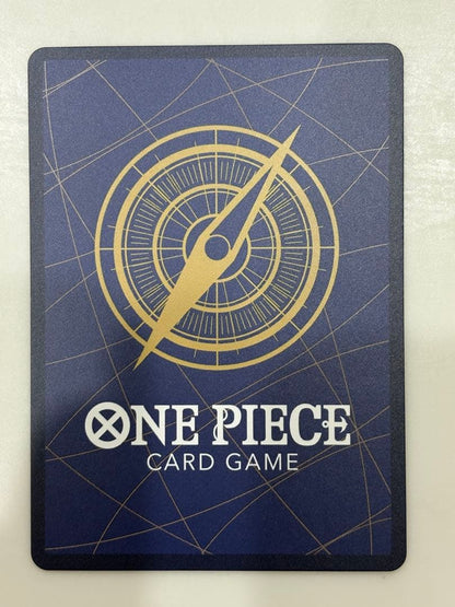 One Piece Tashigi SP trading card displayed in a protective sleeve