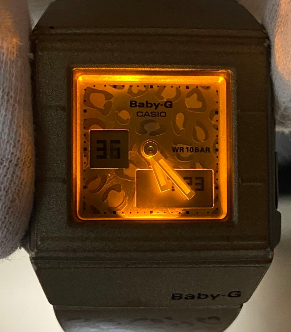 Casio Baby-G BGA-200 Leopard Gold Square Analogue-Digital Watch — Japan Import