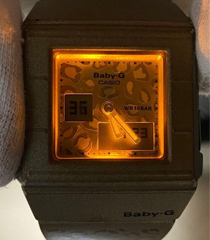 Casio Baby-G BGA-200 Leopard Gold Square Analogue-Digital Watch — Japan Import