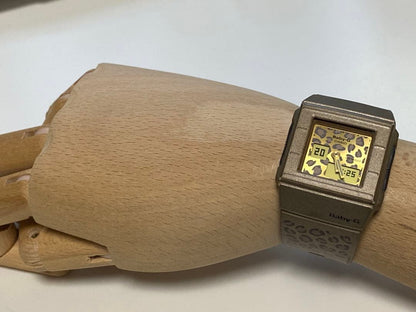 Casio Baby-G BGA-200 Leopard Gold Square Analogue-Digital Watch — Japan Import