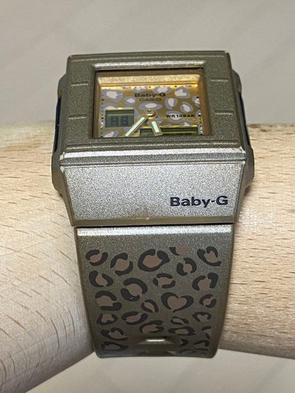 Casio Baby-G BGA-200 Leopard Gold Square Analogue-Digital Watch — Japan Import