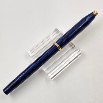Cross Century Fountain Pen Blue Lacquer 18K F Nib — Japan Import