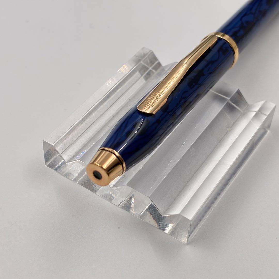 Cross Century Fountain Pen Blue Lacquer 18K F Nib — Japan Import