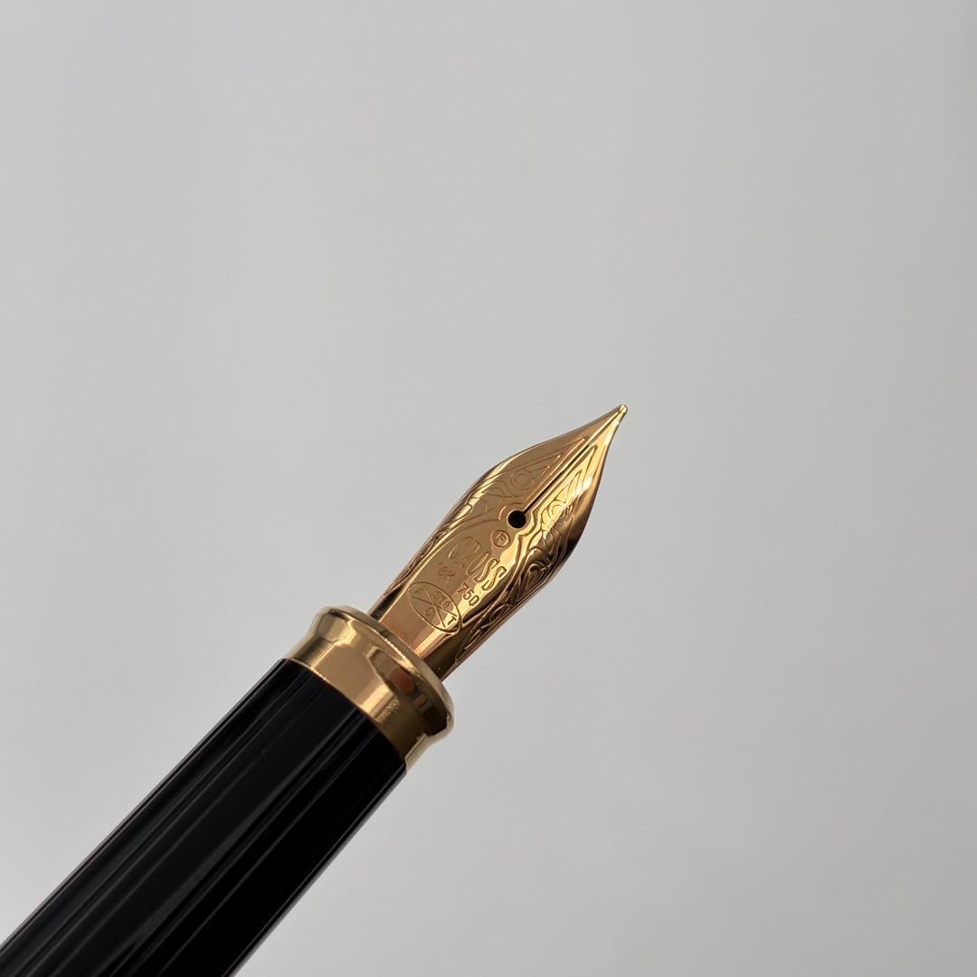 Cross Century Fountain Pen Blue Lacquer 18K F Nib — Japan Import