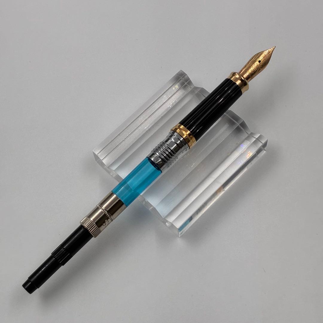 Cross Century Fountain Pen Blue Lacquer 18K F Nib — Japan Import