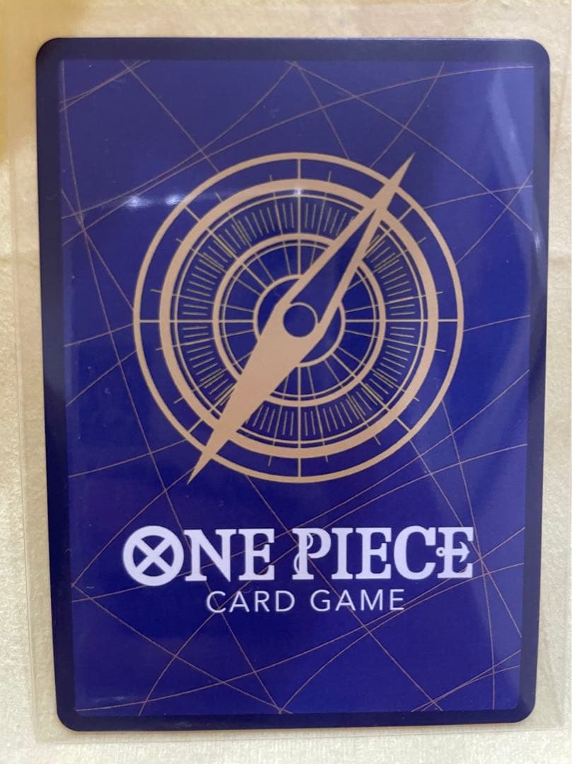 One Piece Card Game Memorial Collection Rare Parallel card EB01-056 in used condition