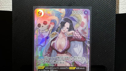 One Piece Monkey D. Luffy OP14-112 Parallels SR trading card from Romance Dawn series in protective sleeve