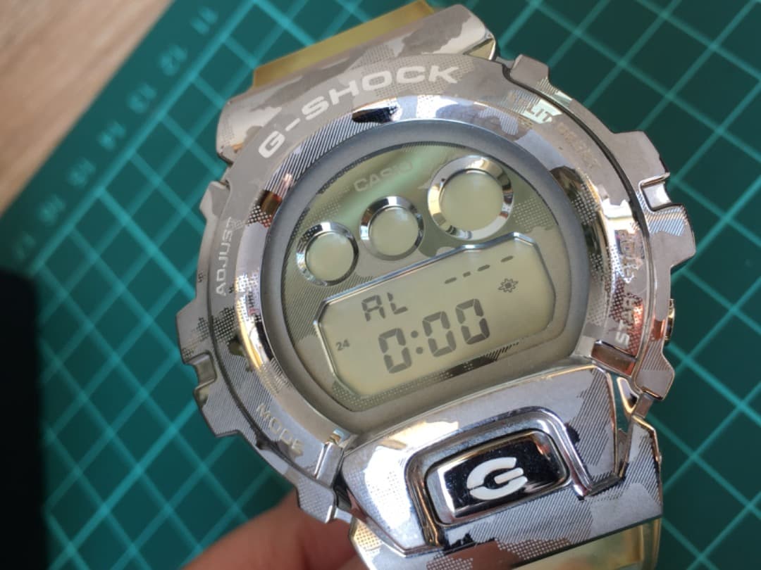 Casio G-Shock GM-6900SCM Camouflage Metallic Skull Watch — Japan Import