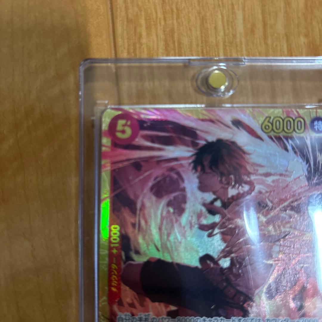 White Beard Pirates character card featuring Portgas D Ace with power 6000 cost 5 from One Piece
