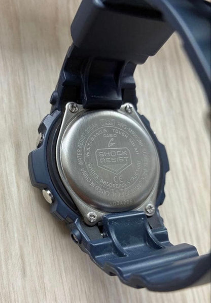 Casio G-Shock AWG-M100SNR-2AJF Radio Solar Watch Royal Blue Rose Gold Color