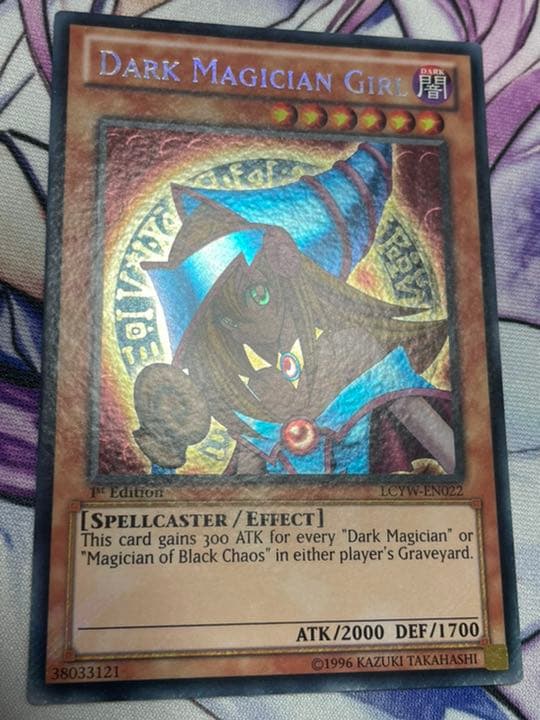 Brand Game Black Magician Girl Set Card 006/165 SR EU Version in used condition with some scratches