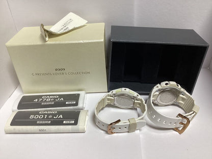 Casio G Presents Lover's Collection 2009 Digital Wristwatch with Chronograph - White - Japan Import