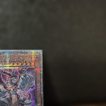 Yu-Gi-Oh Abyssal Beasts Magnumut 25th Quasic Japanese game card with visible case wear